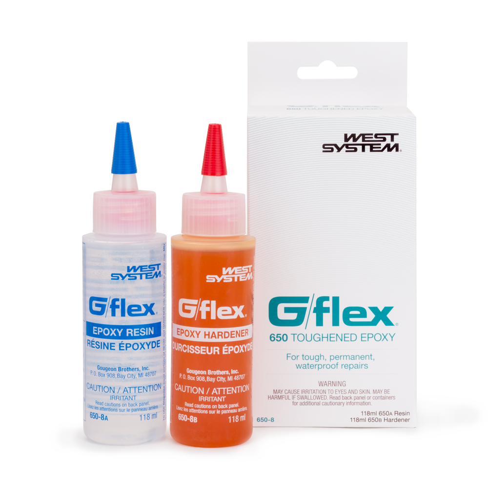 West System 650 G/Flex Toughened epoxy 236ml