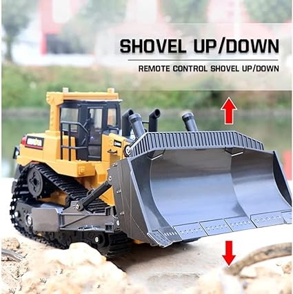 Hui Na 6 Channel Fully Functional 1554 Bulldozer
