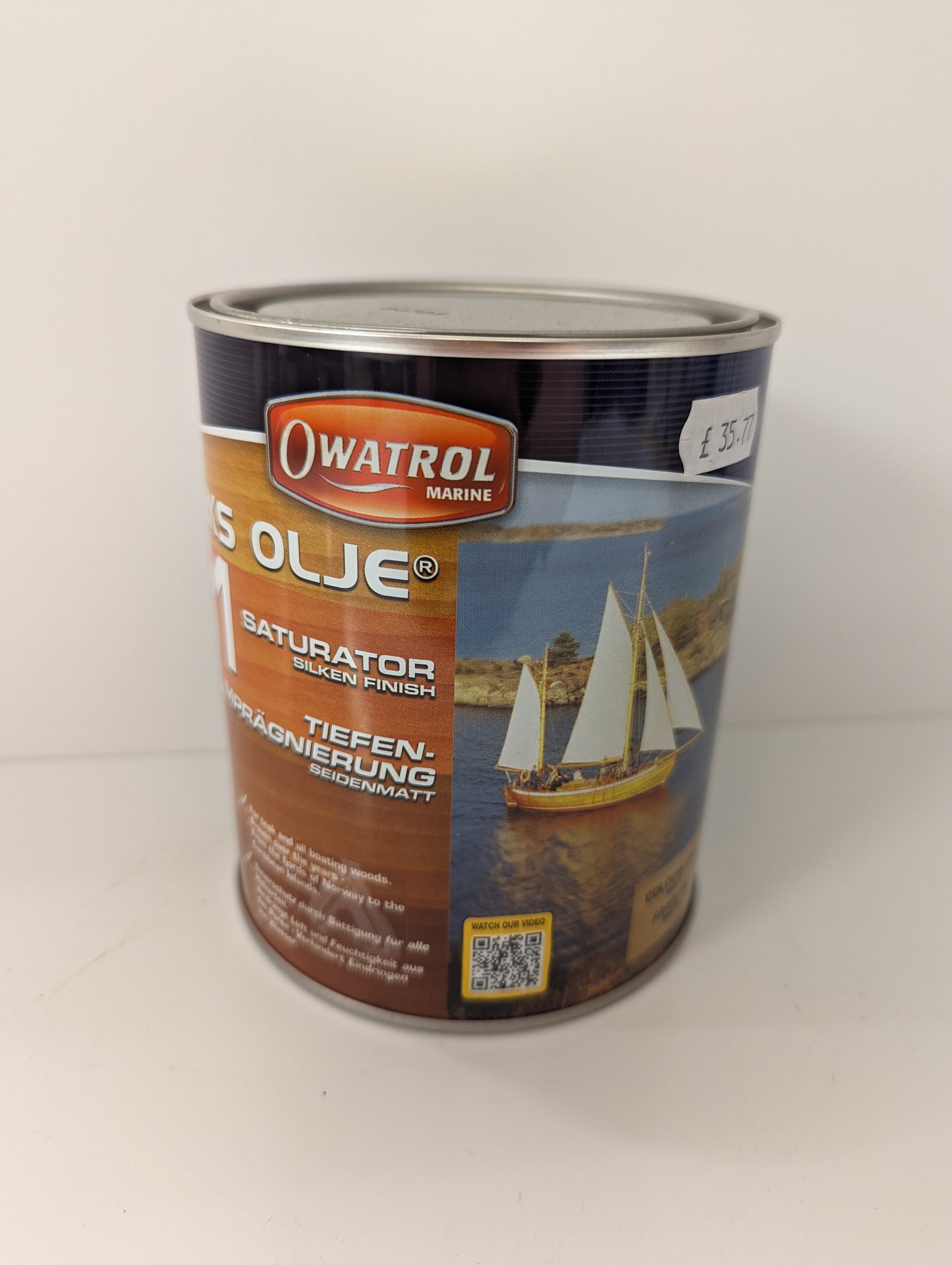 Owatrol Marine Decks OLSE D.1 Saturator Silken Finish 1L