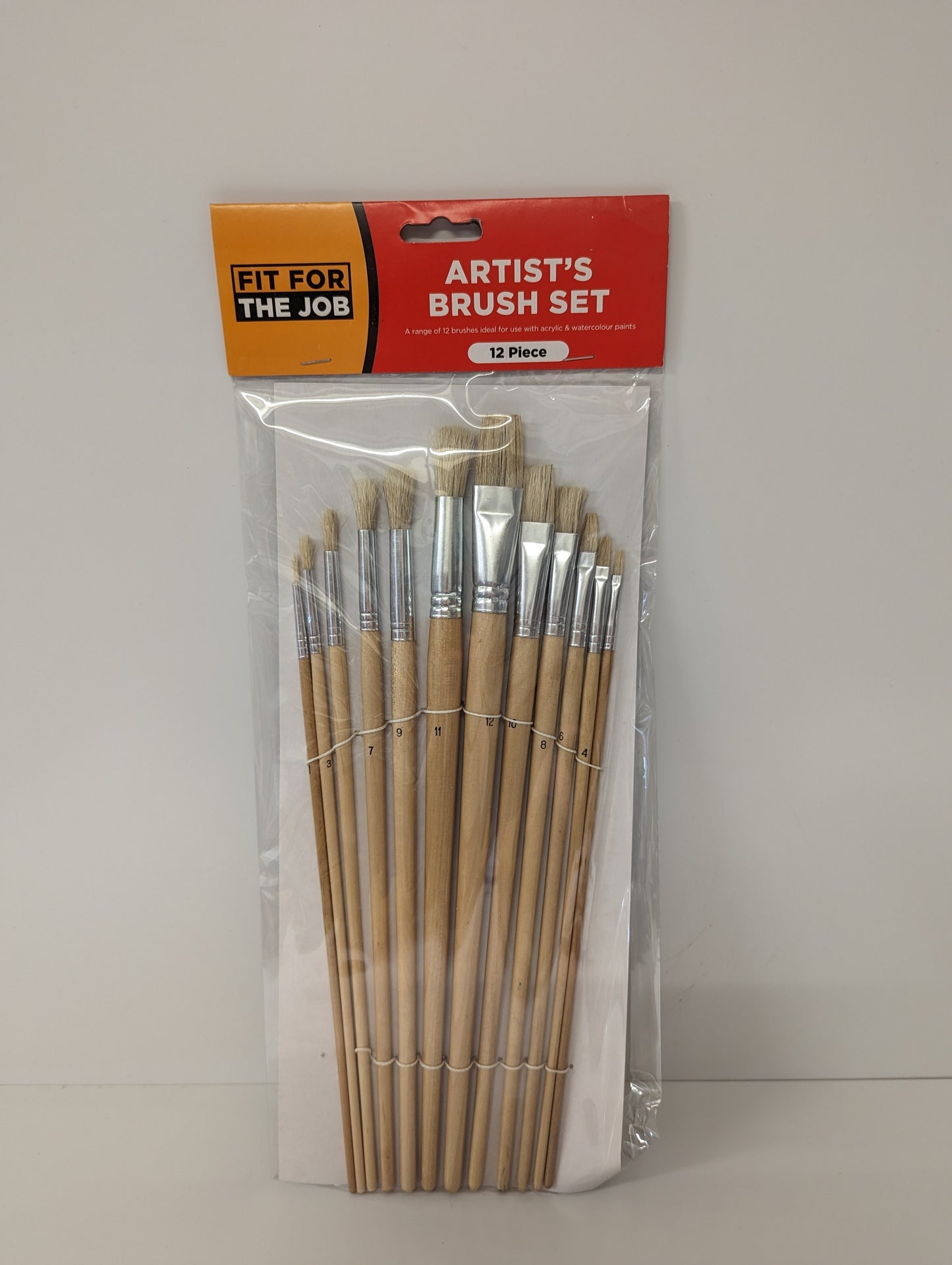 Fit For the Job 12 Piece Artists Brush set