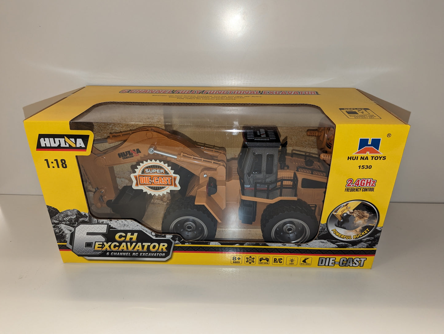 Hui Na 6 Channel Fully Functional Excavator