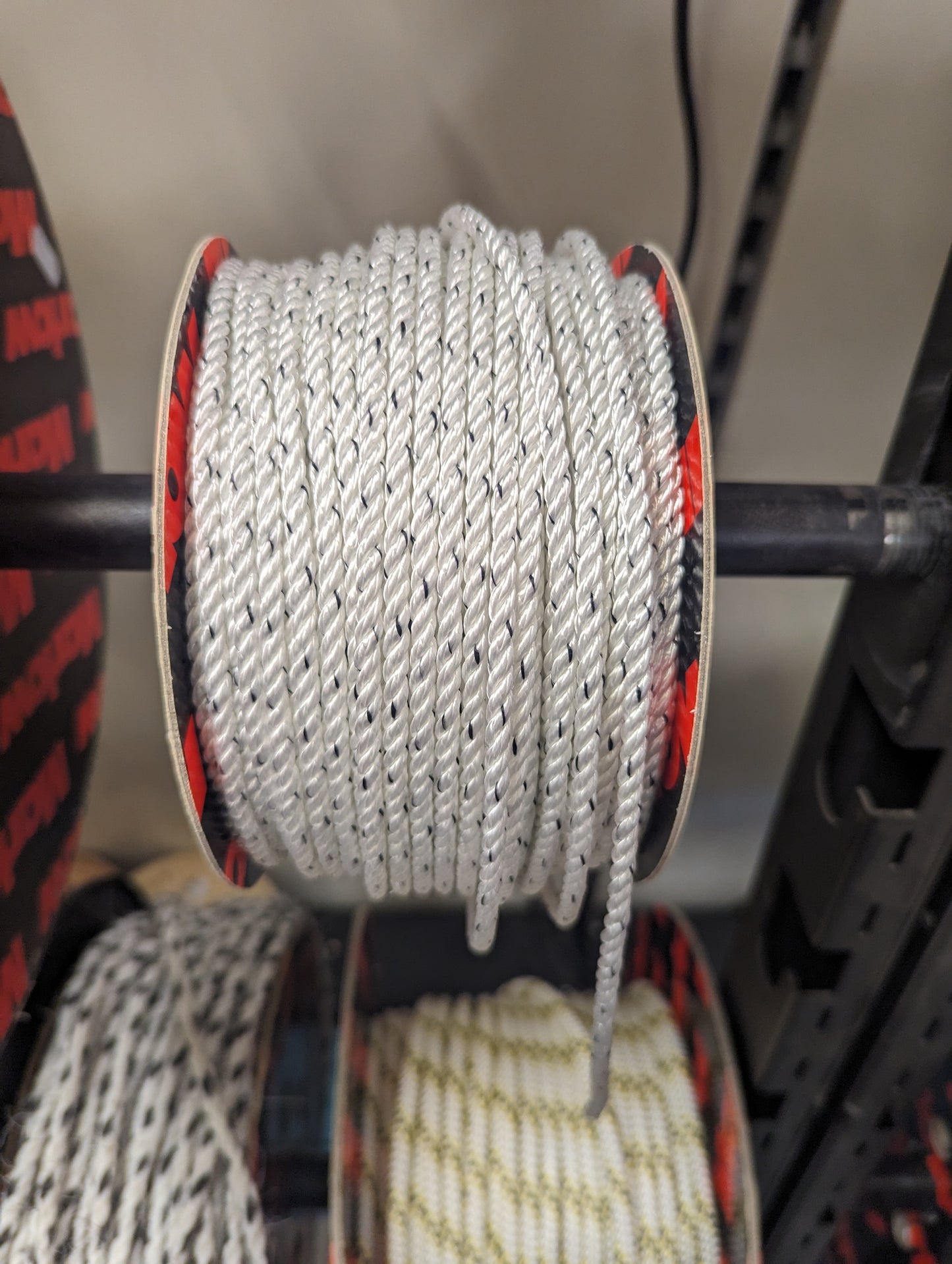 4mm White 8 Str Polyester Rope