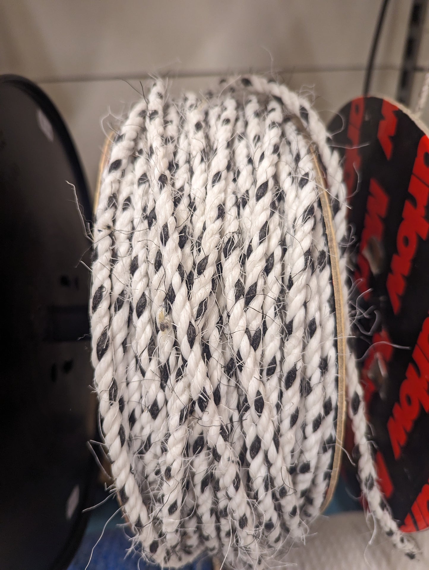 6mm White 3 string Nelson Rope