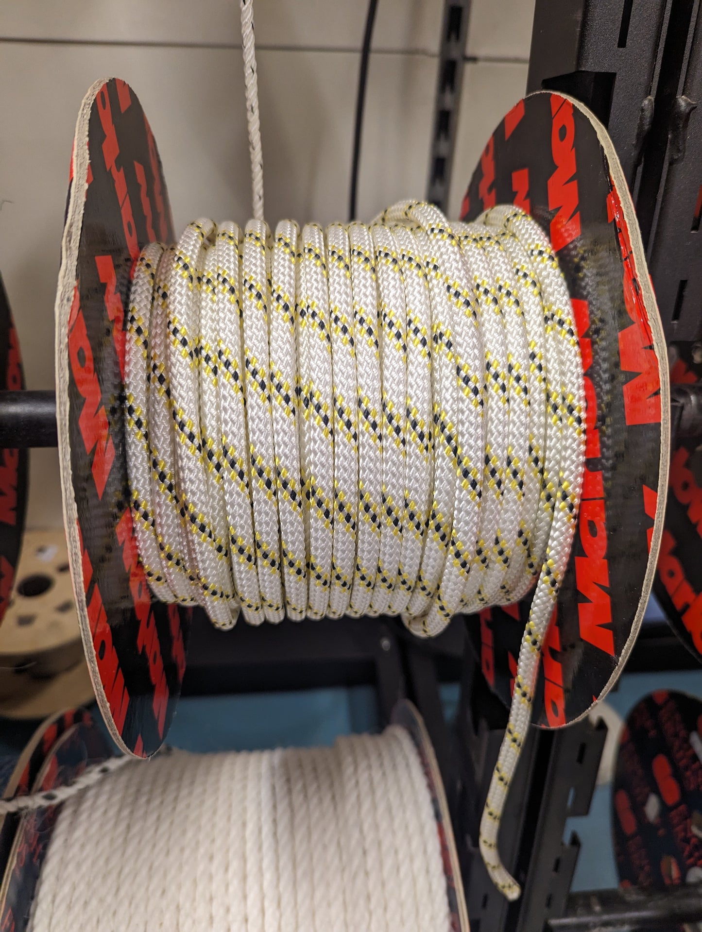 8mm Gold FLk M/Braid Rope