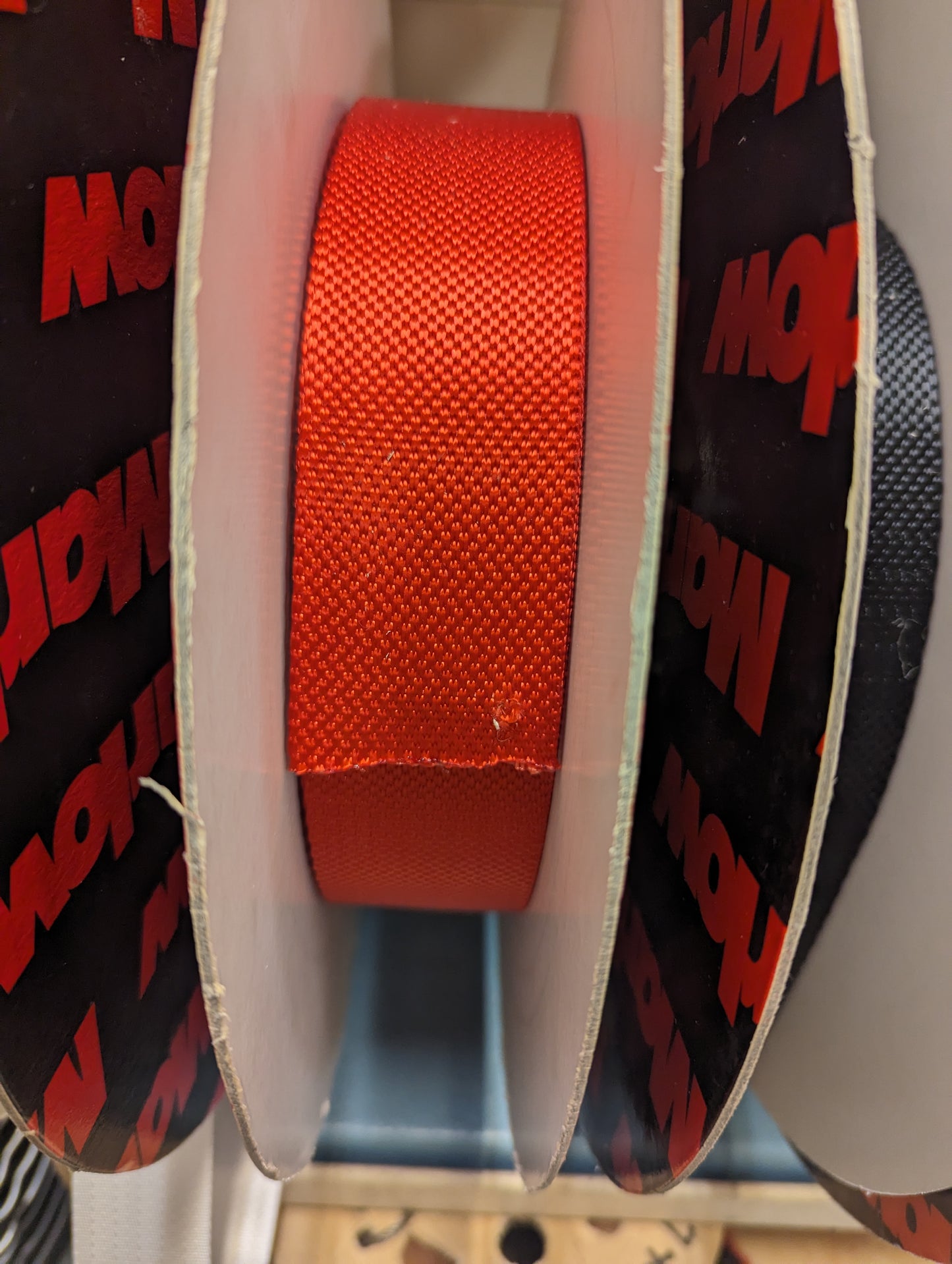 2" Red Toestrap Webbing