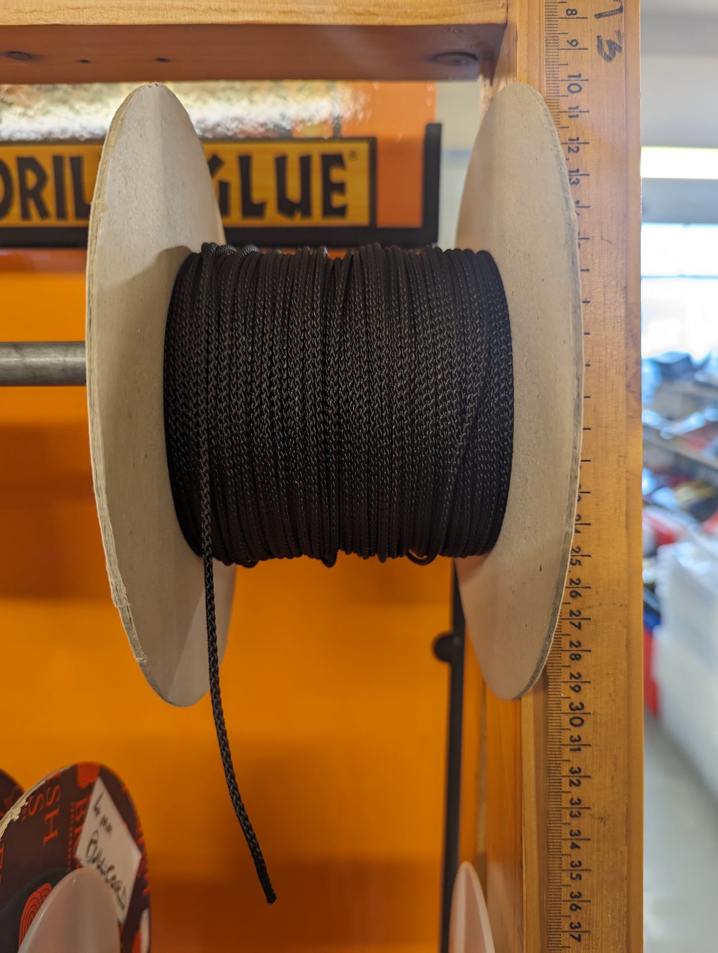 3mm Black 8 Plait Polypropylene Rope