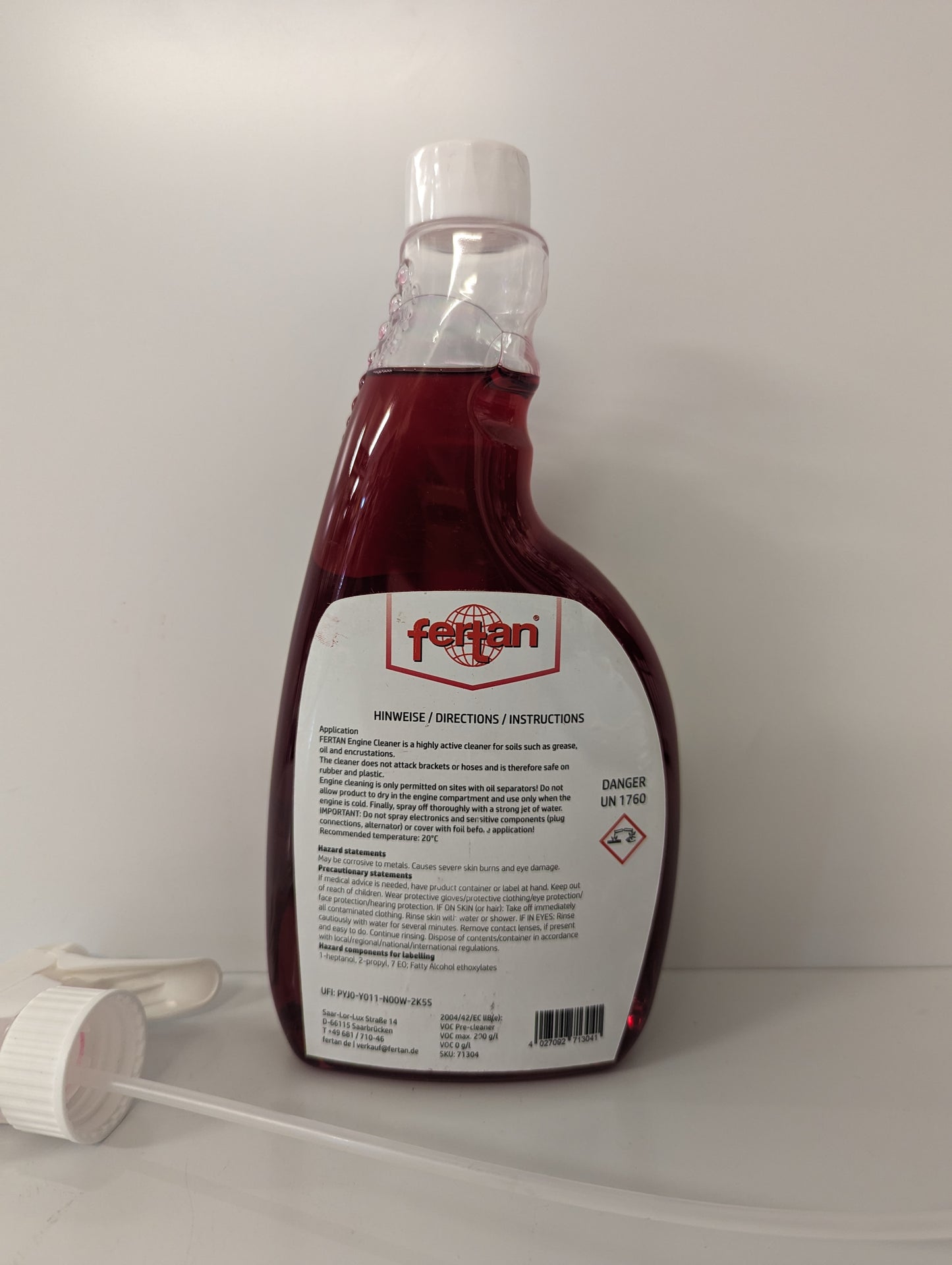 Fertan Motor-Reiniger 750ml