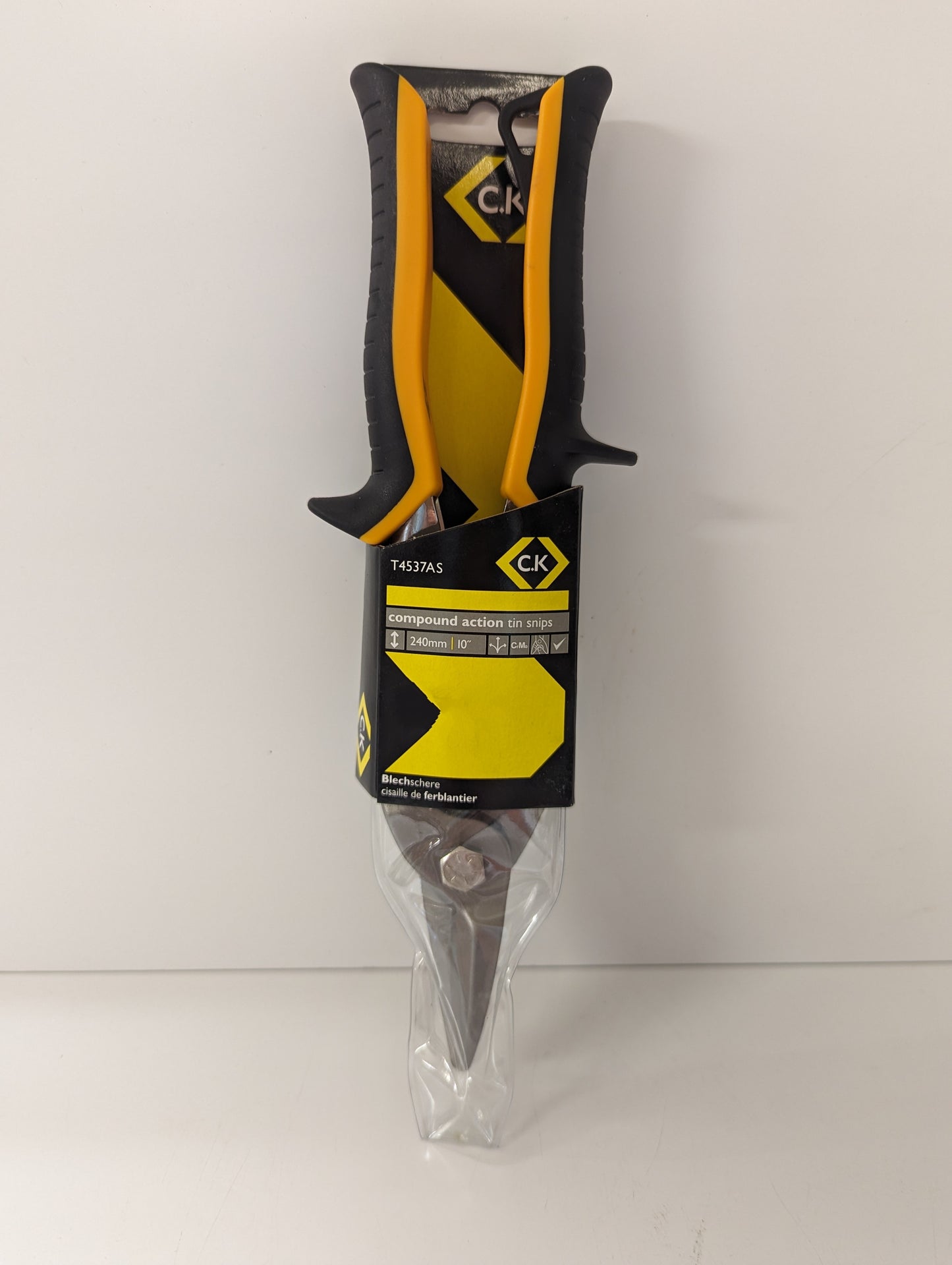 C.K. 10" Compound action Tin Snips