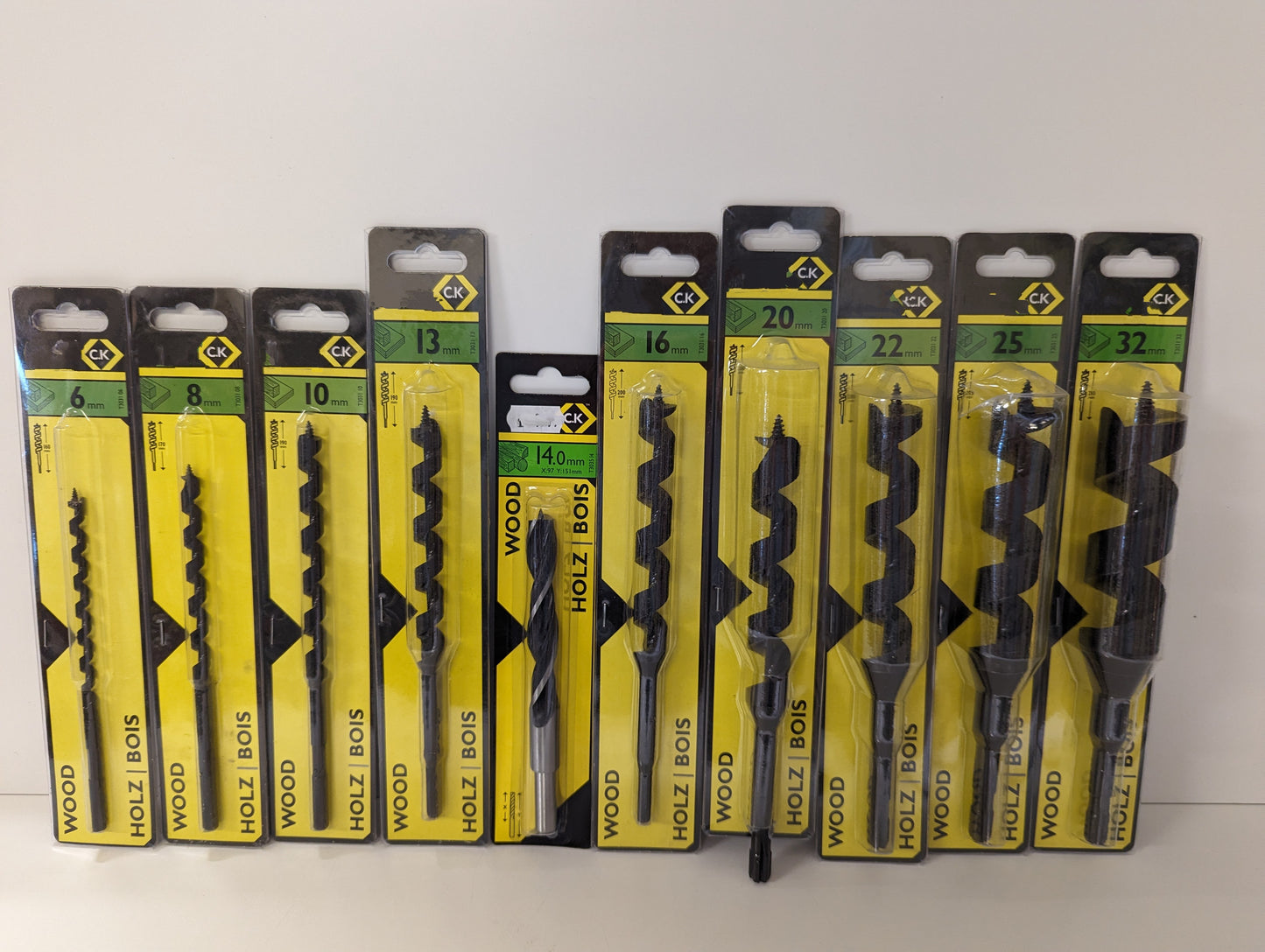 C.K. Wood Auger Bits