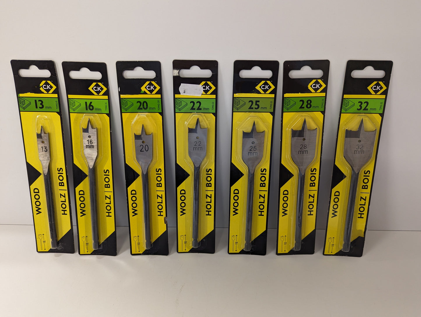 C.K. Flat Wood Bits