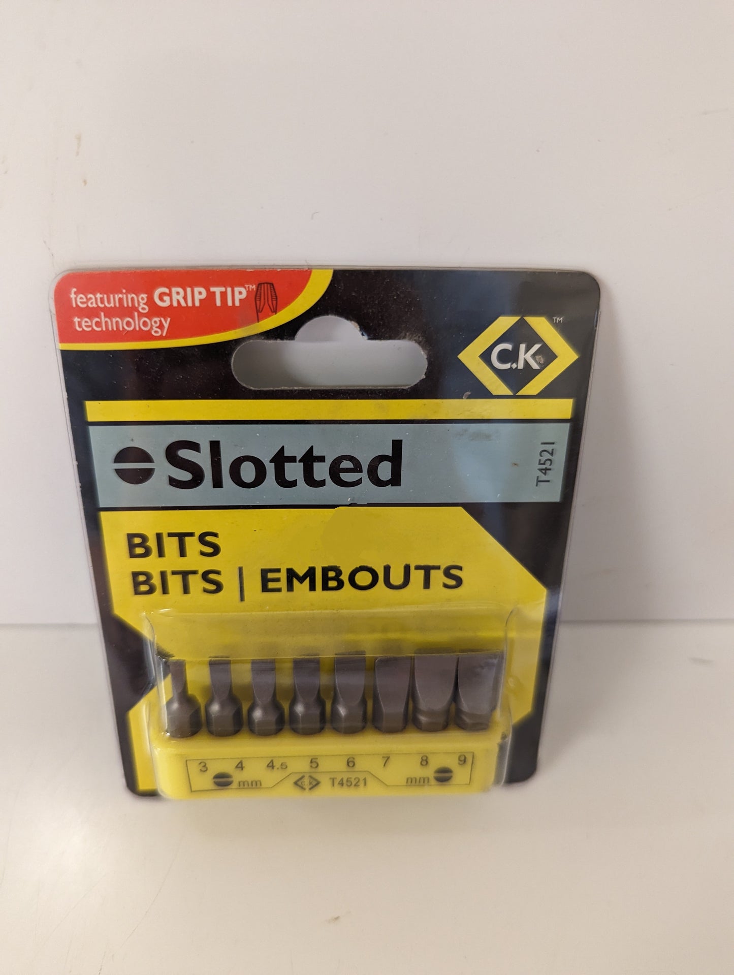 C.K. Screwdriver Bit Clip Slotted Set Of 8