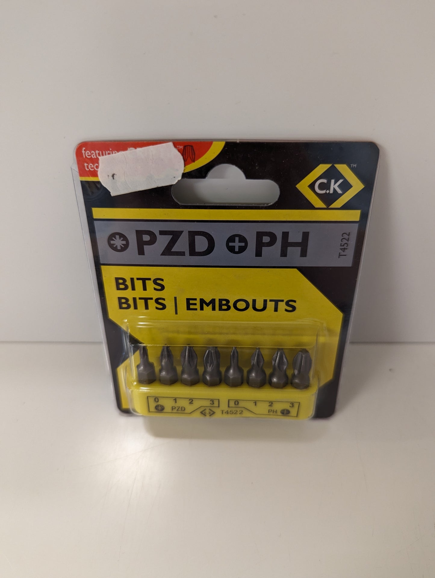 C.K. Screwdriver Bit Clip PH/PZD Set Of 8