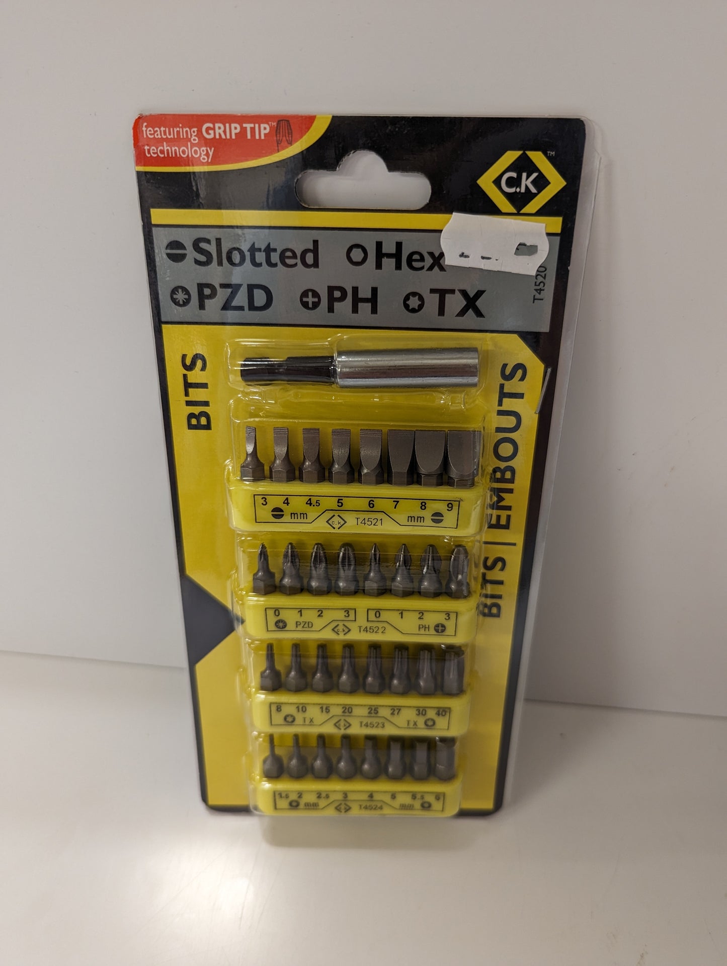 C.K. Screwdriver Bit Set (25mm) Set Of 33