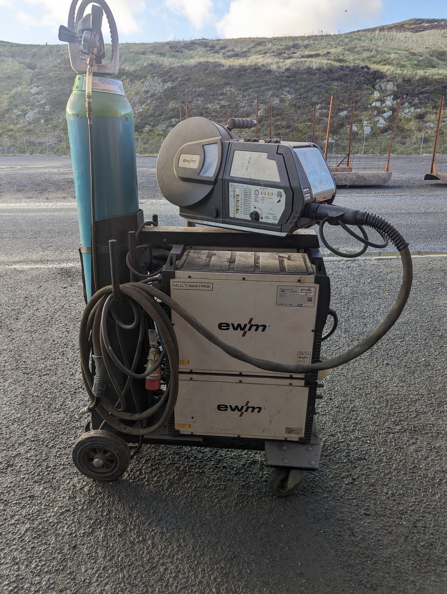 EWM Taurus 505 Synergic MIG/MAG weld set (water cooled)