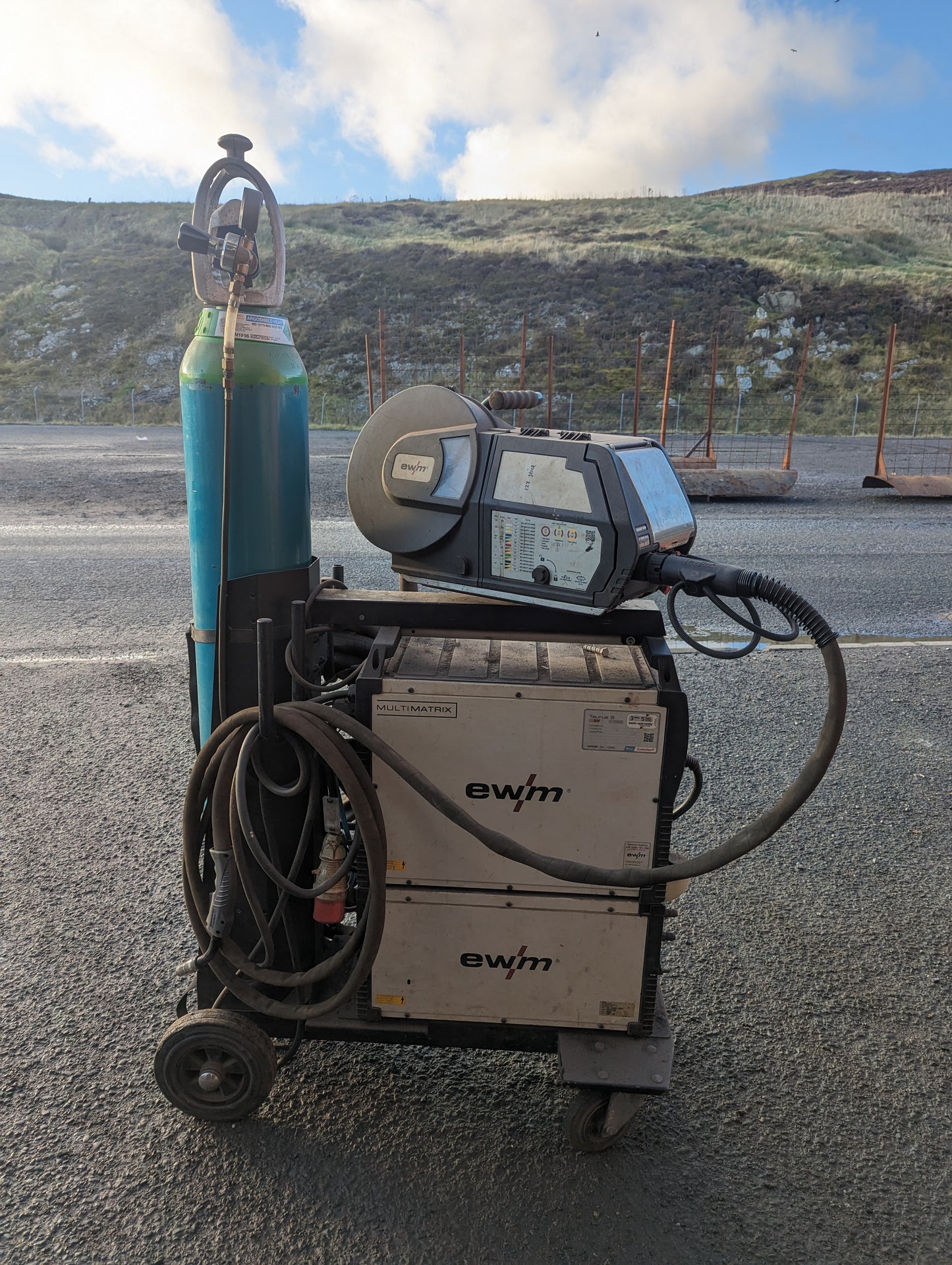 EWM Taurus 505 Synergic MIG/MAG weld set (water cooled)