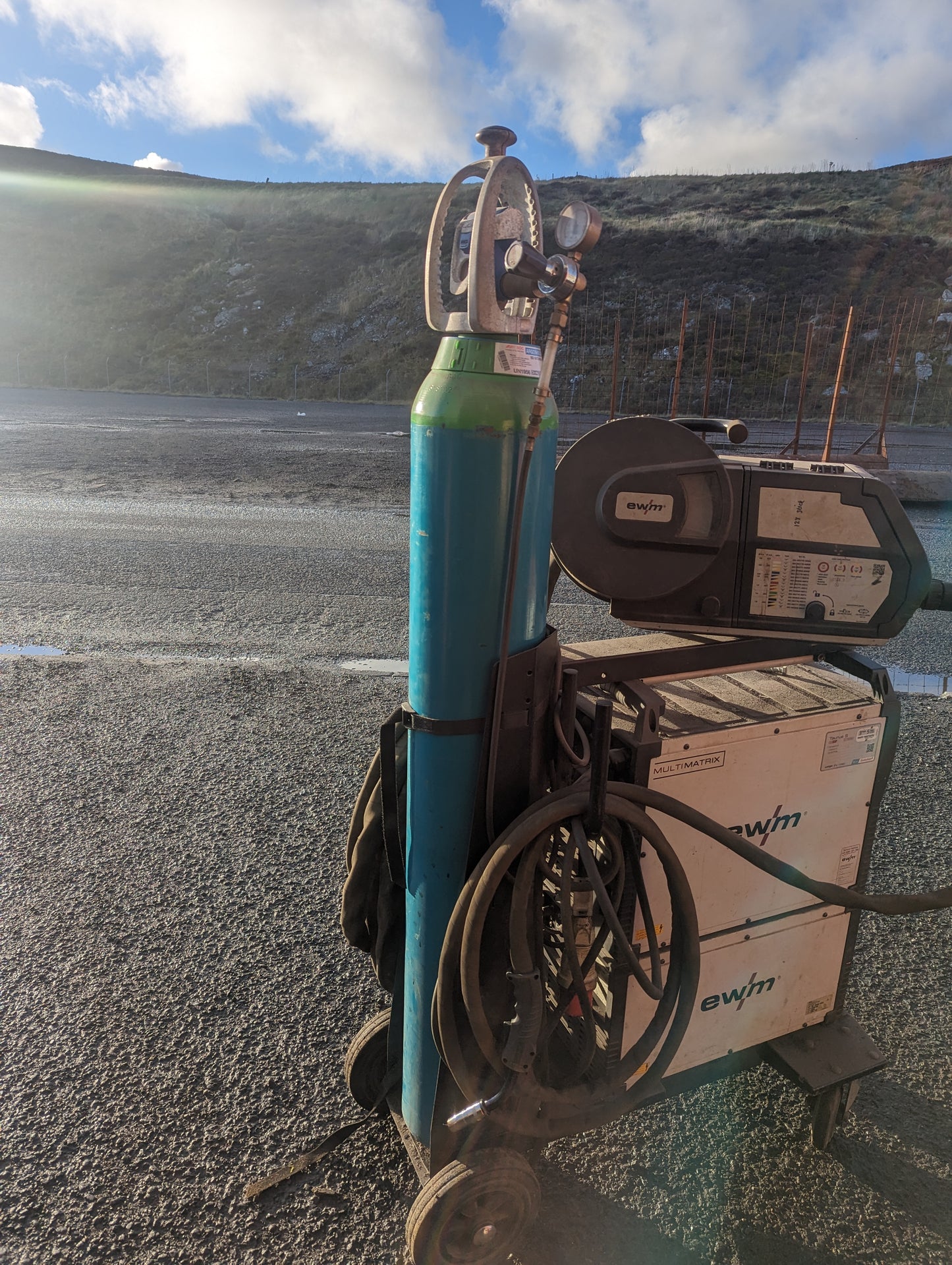 EWM Taurus 505 Synergic MIG/MAG weld set (water cooled)