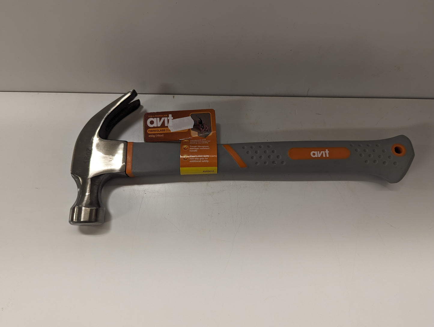 Avit Fibreglass Claw Hammer (16oz)