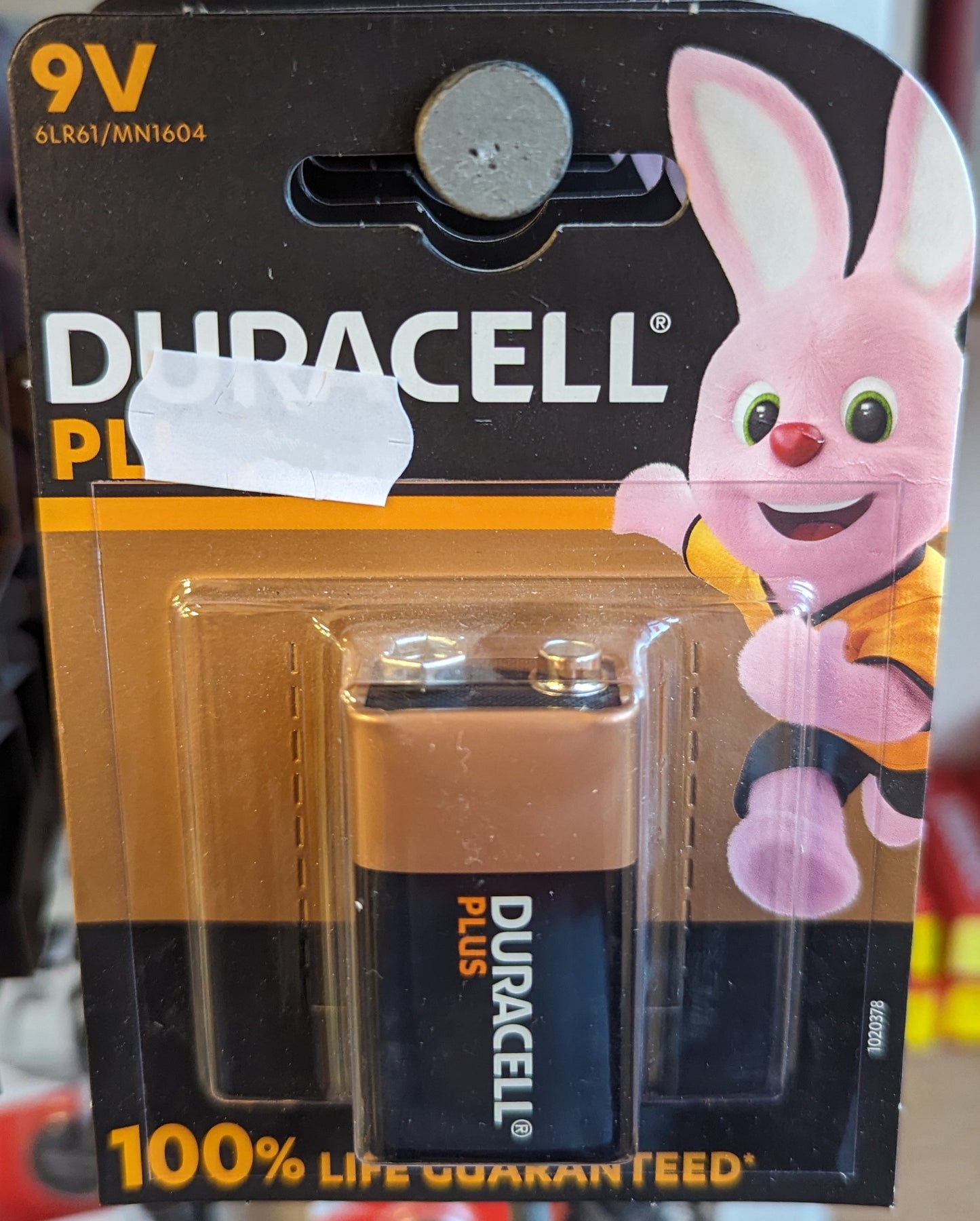 Duracell Plus 9V Battery