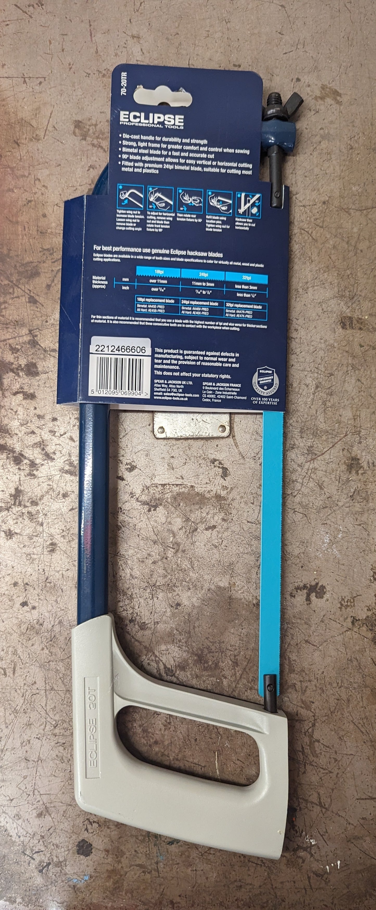 Eclipse Professional hacksaw 20T