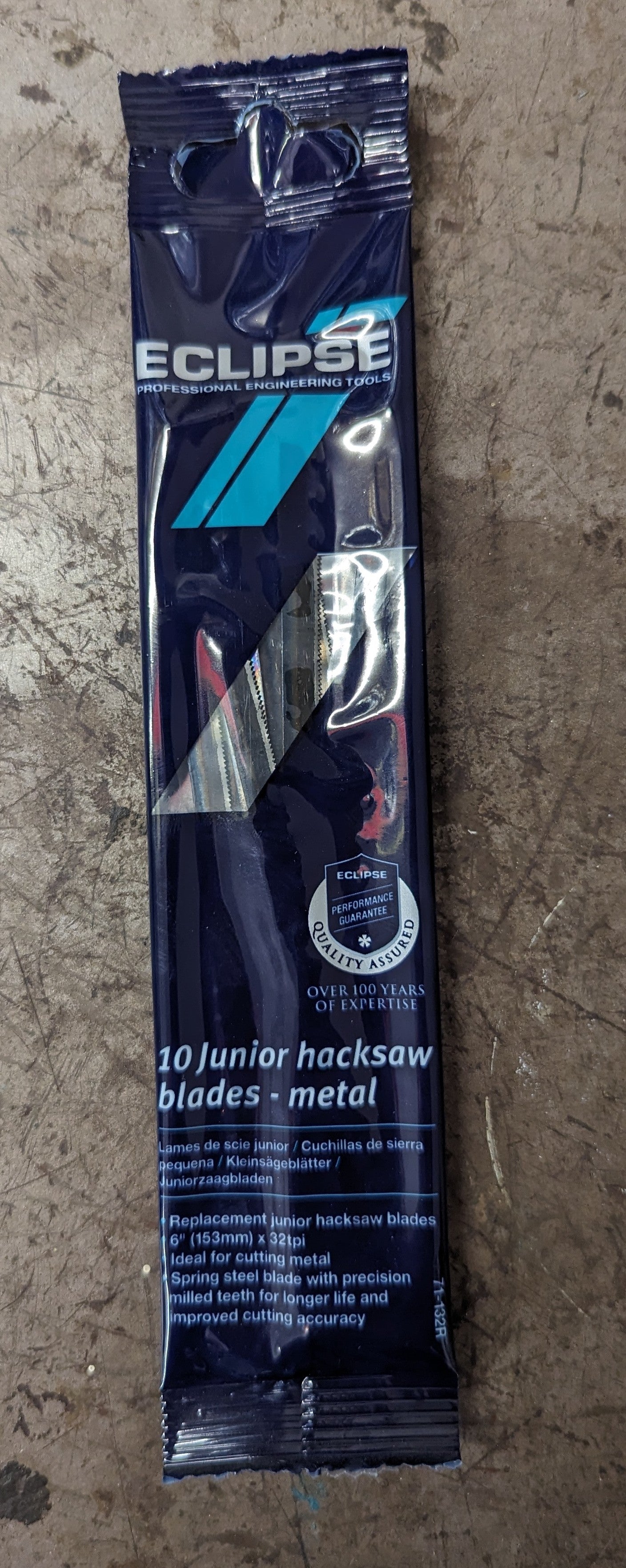 Eclipse 10 junior hacksaw blades