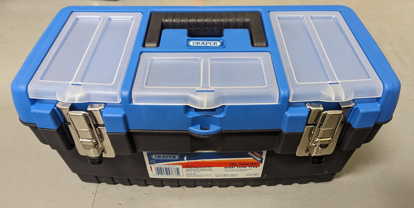 Draper Tool Box With Tote Tray