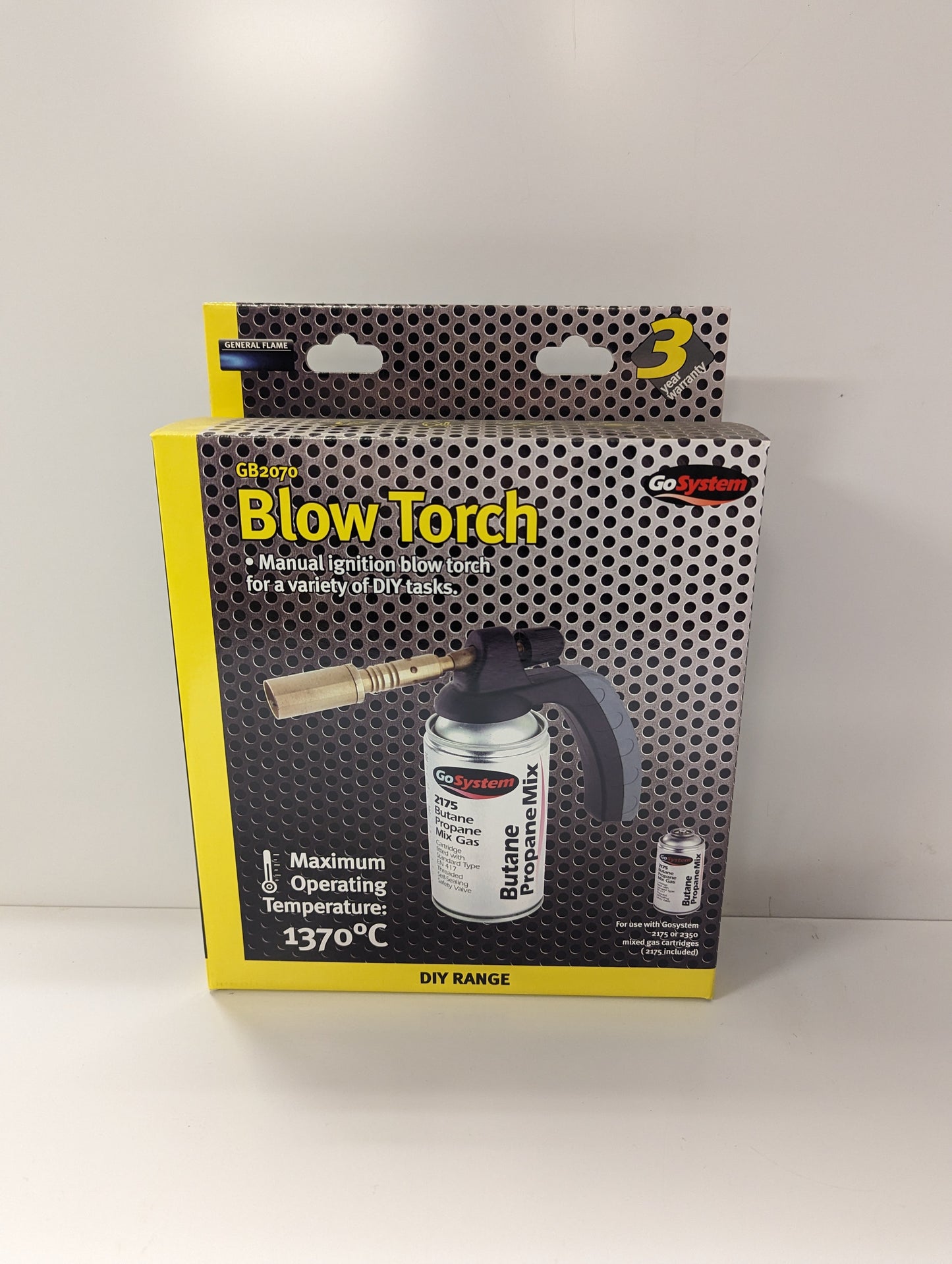 Go system Manual Start Blow Torch w/2175 gas canister