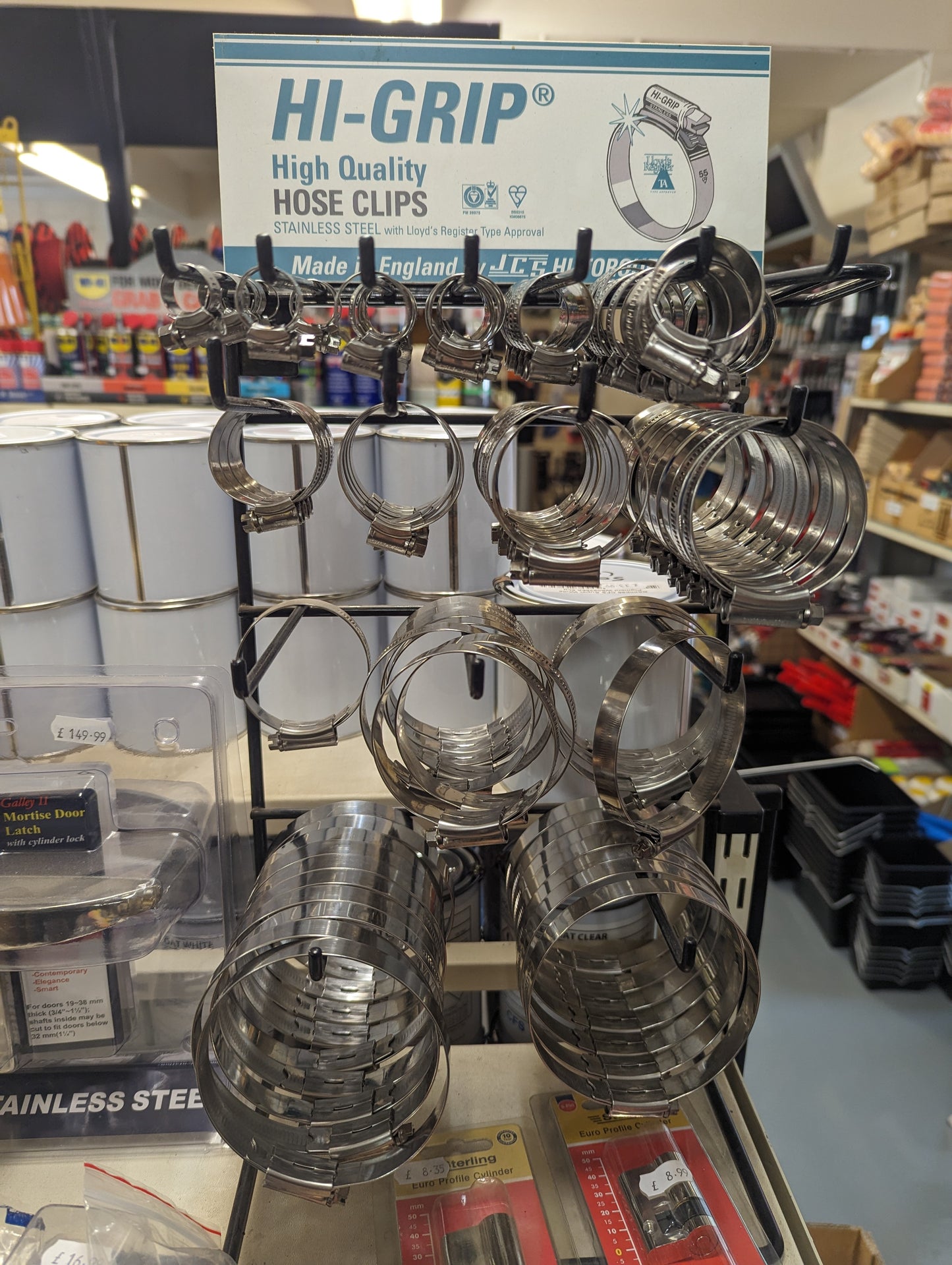 Hi-Grip stainless steel Hose Clips