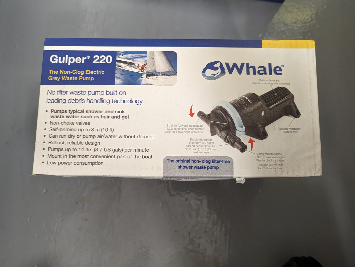 Non Clog electric Waste water bilge pump