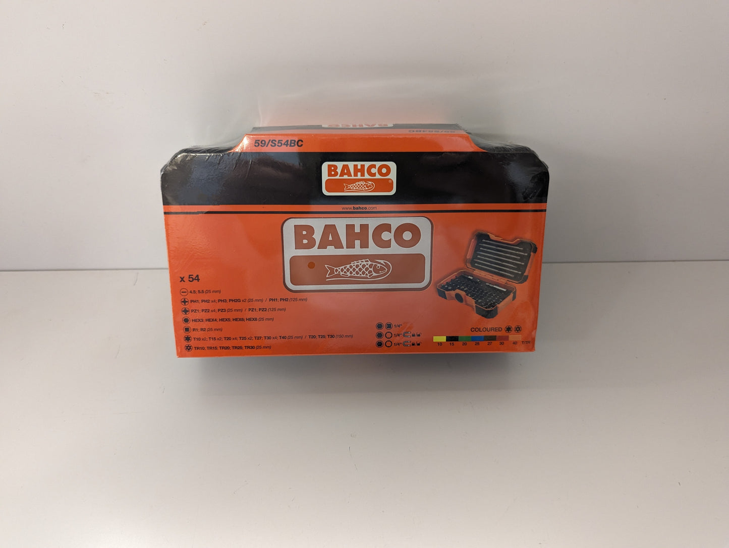 BAHCO 59/S54BC 54PC SCREWDRIVER BIT SET