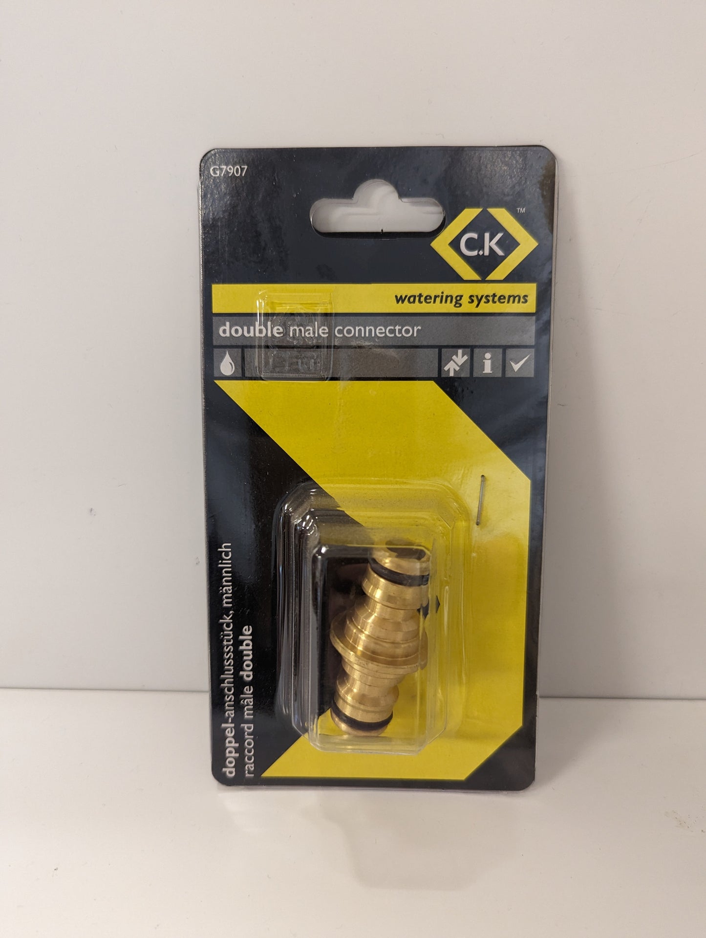 CK watering Systems double male connector