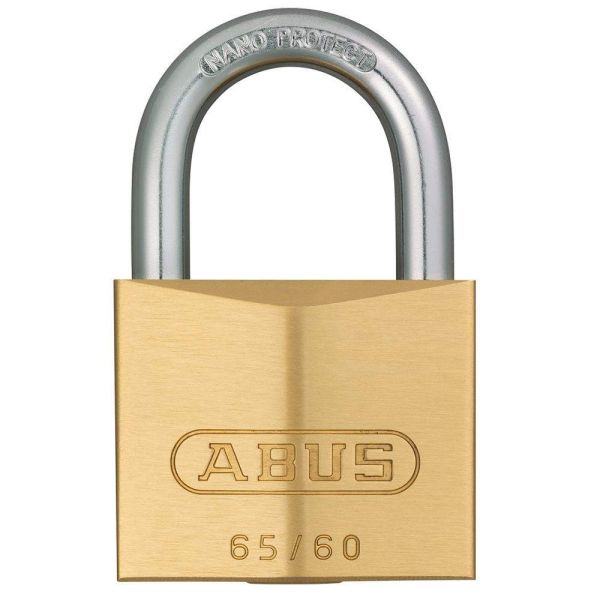 65/60 60mm BRASS ABUS PADLOCK