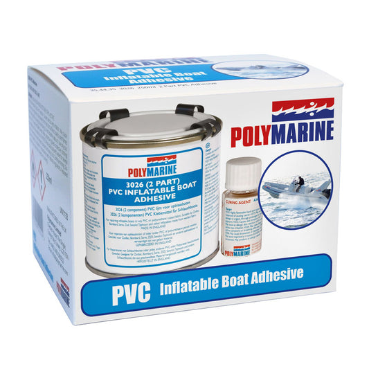 Polymarine PVC inflatable boat adhesive 250ml 2 parts