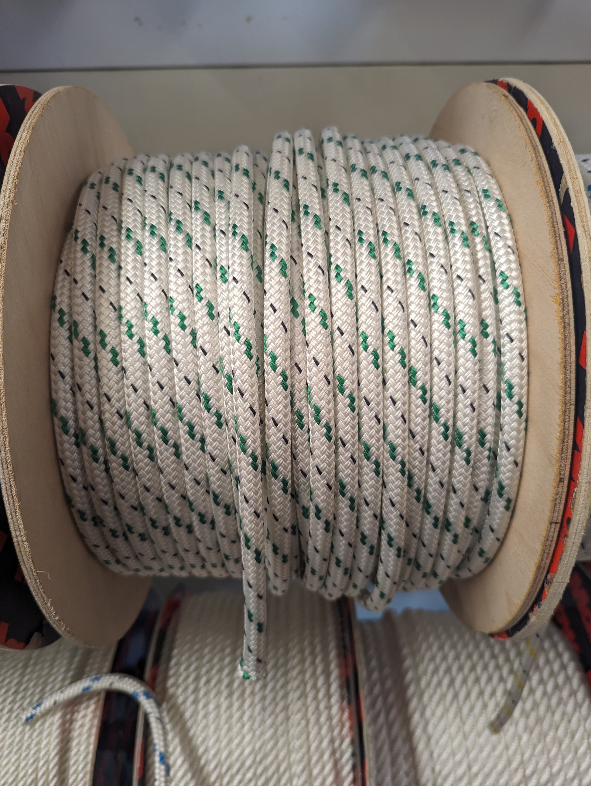 10mm Green FLK D/Braid Polyester Rope