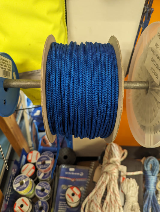 4mm Blue Polypropylene Rope