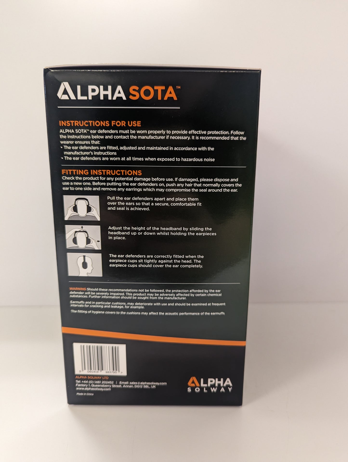 Alpha Sota Ear Defenders