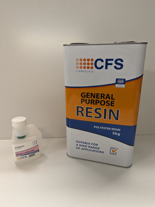 CFS 5kg General Purpose Resin No.1 with MEKP Catalyst