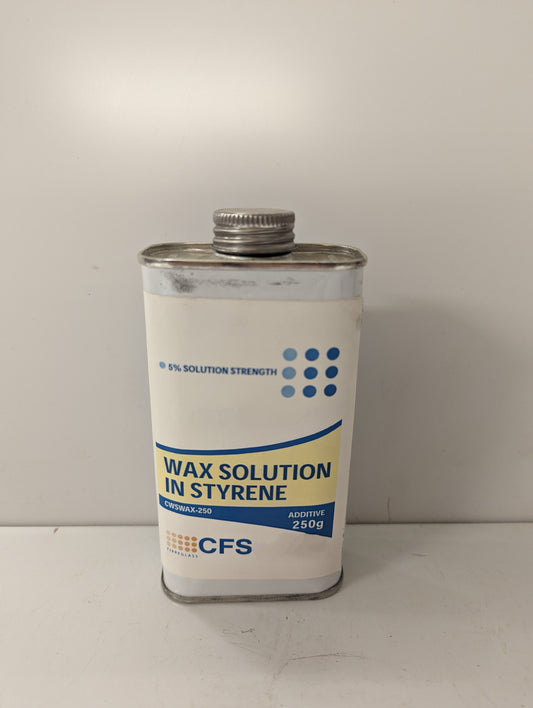 CFS 250g Wax Solution in Styrene