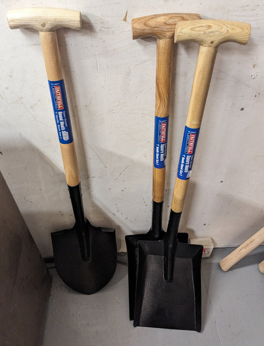 Faithful Open Socket T-handle Shovel