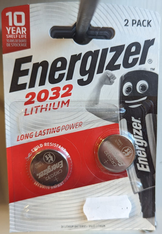 Energizer 2032 Lithium 2 pack