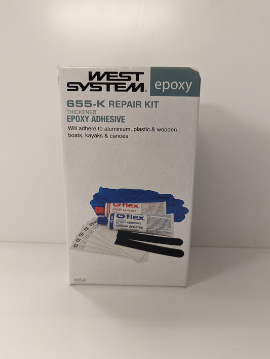 West System 655-K repair kit w/ thickened epoxy adhesive