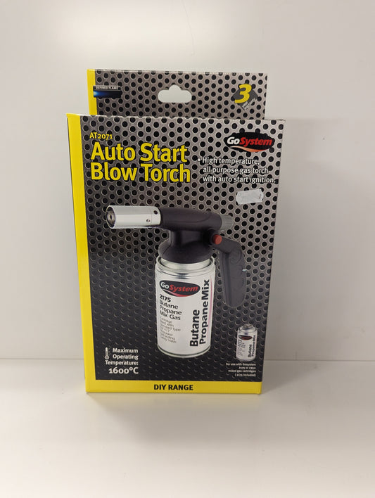 Go system auto start blow torch w/2175 gas canister