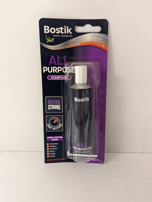 Bostik All Purpose Clear Glue 50ml