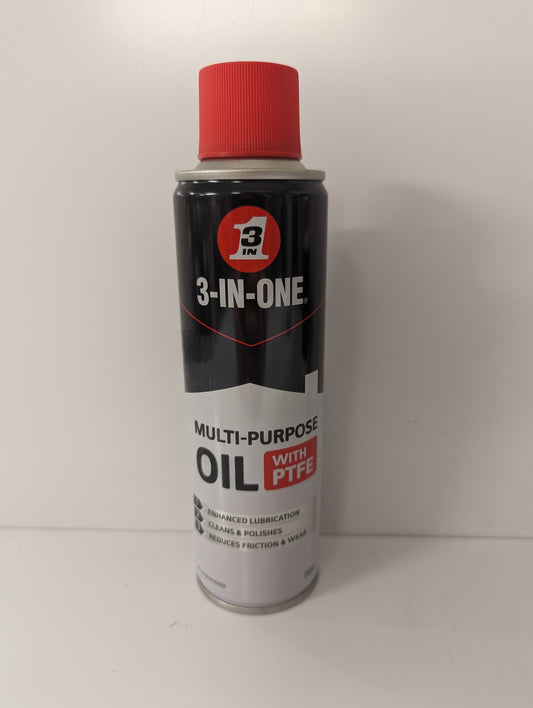3 in 1 multi purpose oil spray with PTFE - 250ml