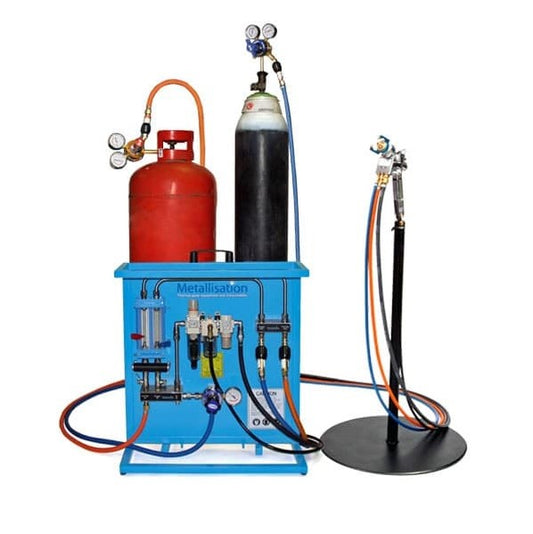 Flame spray system (metal coating - zinc, aluminium, bronze, etc)