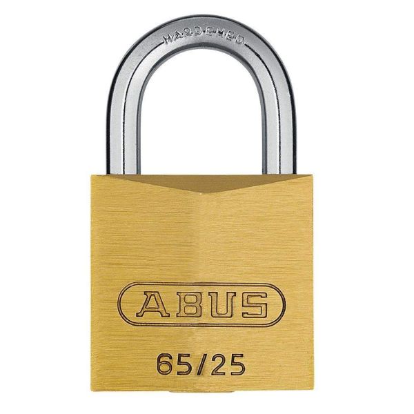 65/25 25mm BRASS ABUS PADLOCK